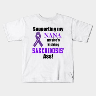 Supporting My Nana Sarcoidosis Warrior Kids T-Shirt